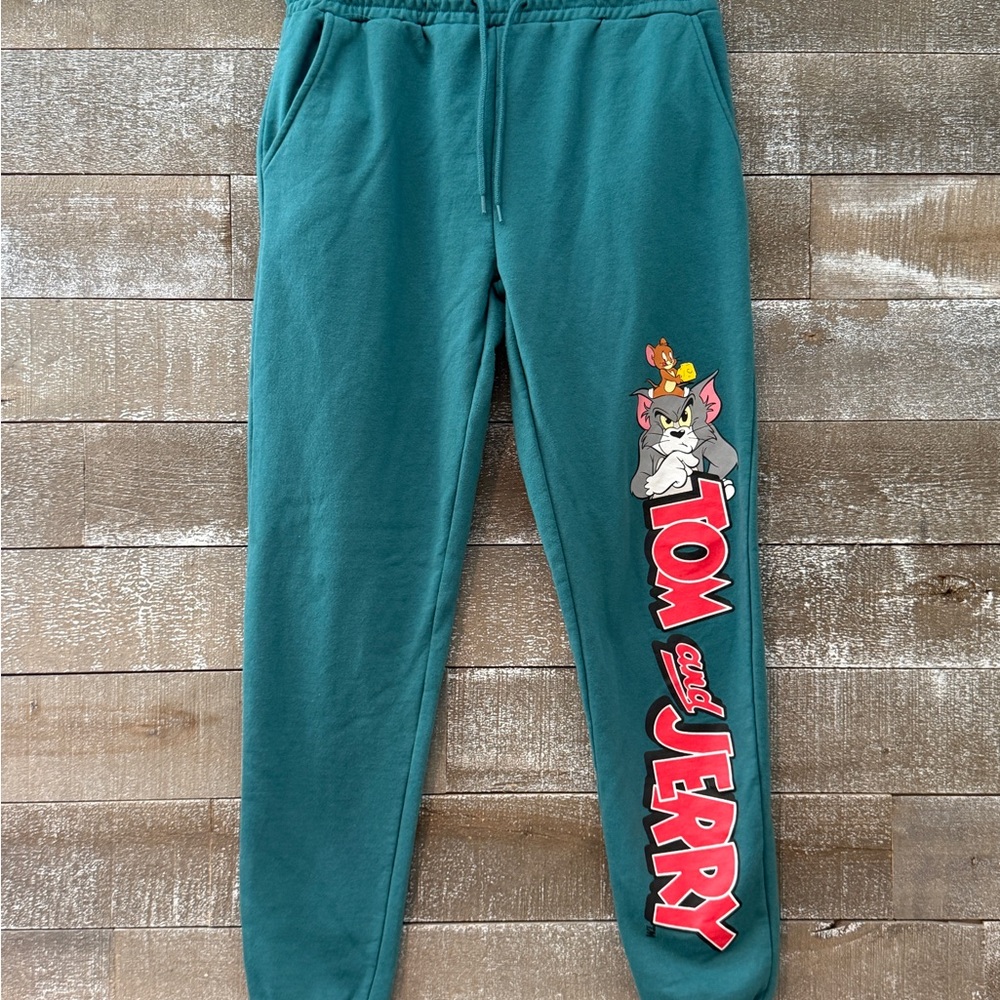 Women's Teal‎ Joggers Tom & Jerry S